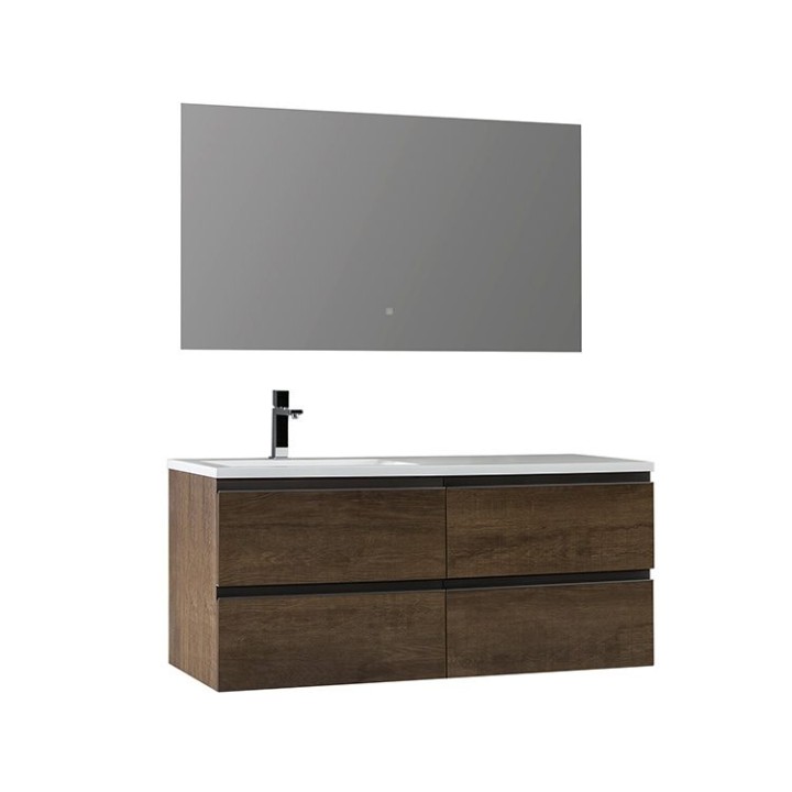 Koupelnový nábytek – set StoneArt Monte Carlo MC-1210 dubový tmavý 120×52 levé provedení