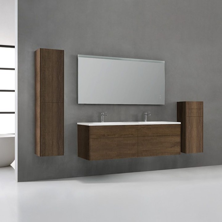 Koupelnový nábytek – set StoneArt Venice VE-1600-I dubový tmavý 160×52