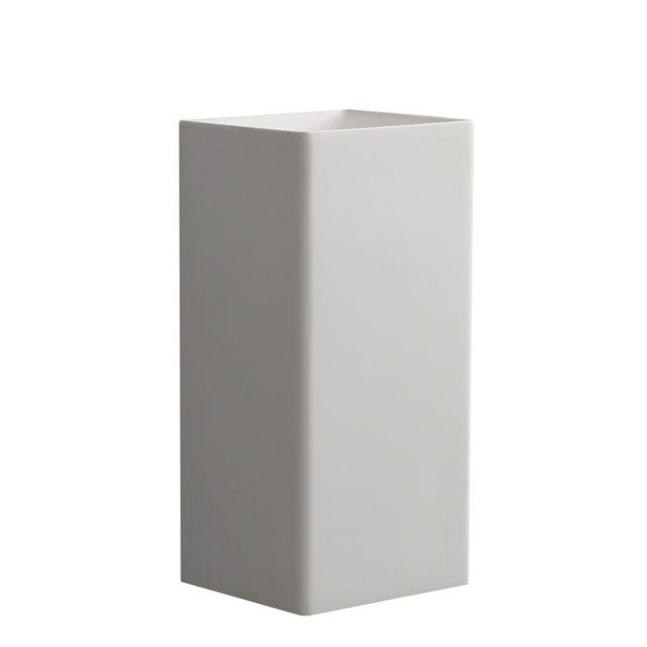 Volně stojící umyvadlo StoneArt LZ507 bílé 40×40 matné