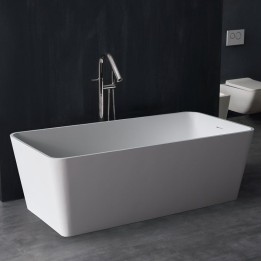 Volně stojící vana StoneArt BS-551 bílá 170×80 matná