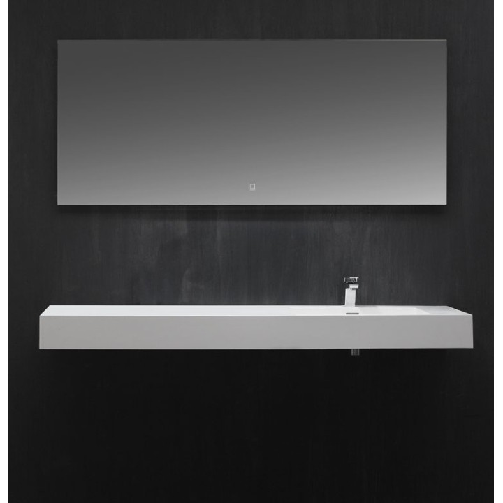 Umyvadlo StoneArt LP4516R z minerálního kamene bílé 160×48 lesklé re
