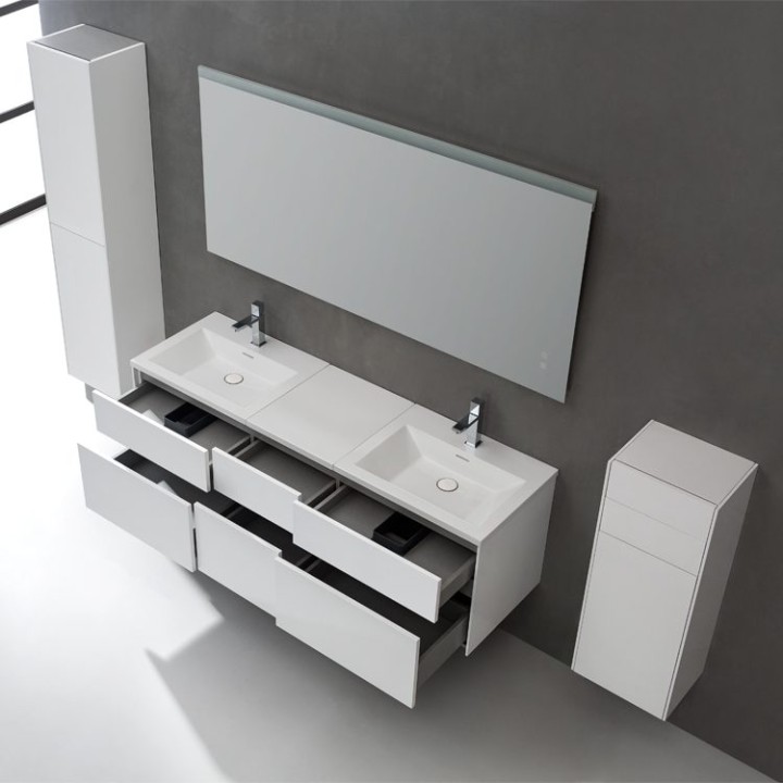 Koupelnový nábytek – set StoneArt Venice VE-1610-II bílý 160×52