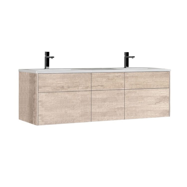 Koupelnová skříňka StoneArt Venice VE-1610-II dubová světlá 160×52