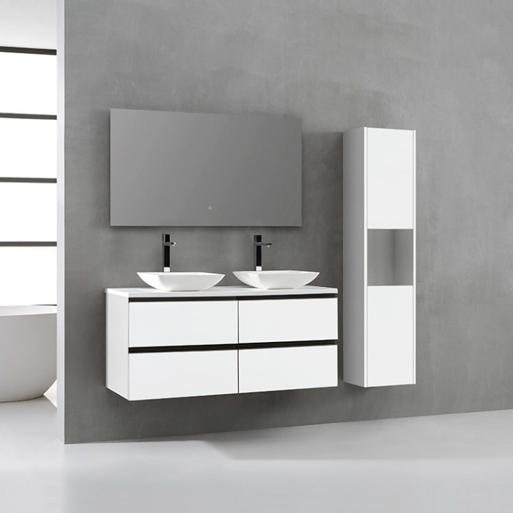 Koupelnový nábytek – set StoneArt Monte Carlo MC-1200pro-2 bílý 120×52