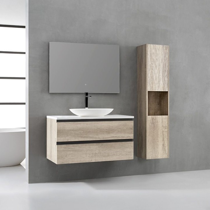 Koupelnový nábytek – set StoneArt Monte Carlo MC-1000pro-3 dubový světlý 100×52