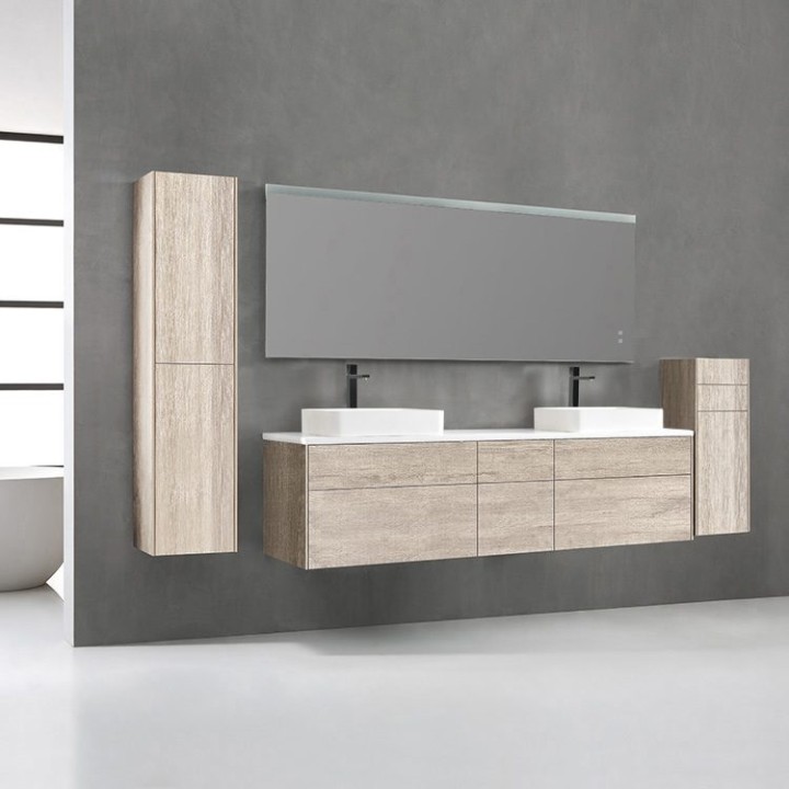 Koupelnový nábytek – set StoneArt Venice VE-2000pro-5 dubový světlý 200×52