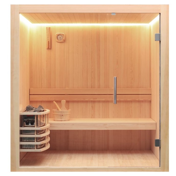 Finská sauna EAGO AWT E1803B borovice 150×120 6 kW Vega