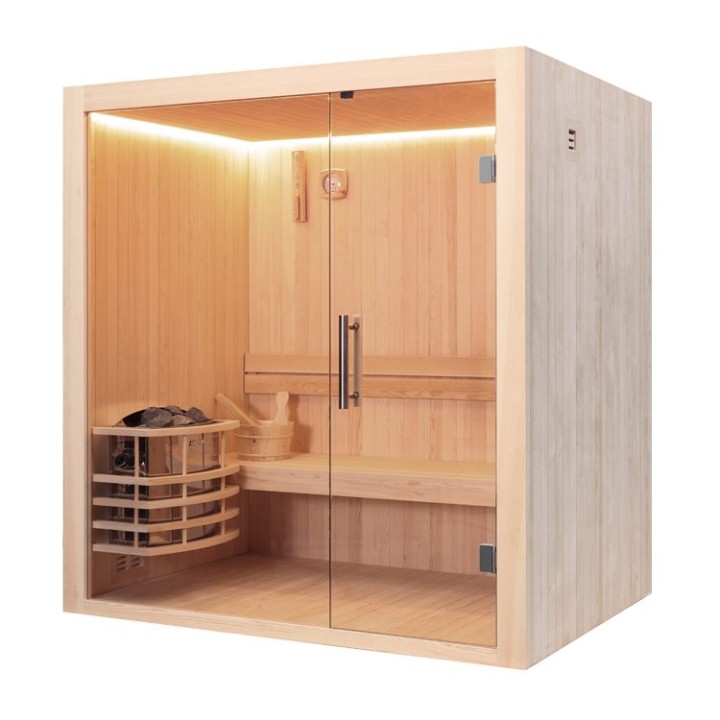 Finská sauna EAGO AWT E1803B borovice 150×120 bez kamen