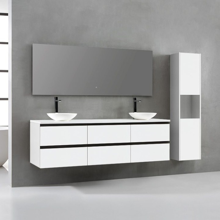 Koupelnový nábytek – set StoneArt Monte Carlo MC-1800pro-4 bílý 180×52
