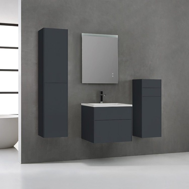 Koupelnový nábytek – set StoneArt Venice VE-0600-II tmavě šedý 60×52