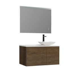 Koupelnový nábytek – set StoneArt Venice VE-1010pro-2 dubový tmavý 100×52 pravé provedení