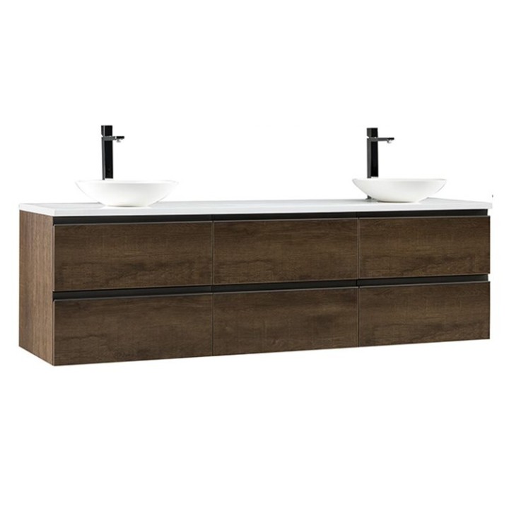 Koupelnová skříňka StoneArt Monte Carlo MC-1800pro-4 dubová tmavá 180×52