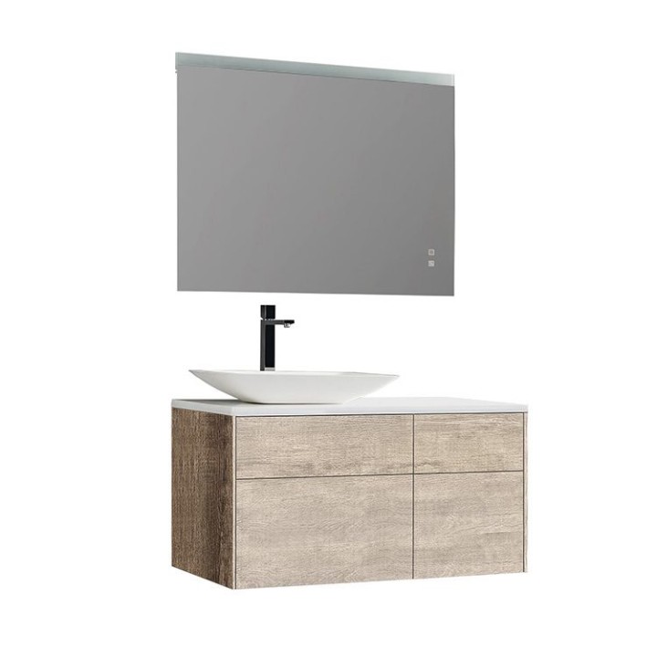 Koupelnový nábytek – set StoneArt Venice VE-1010pro-1 dubový světlý 100×52 levé provedení