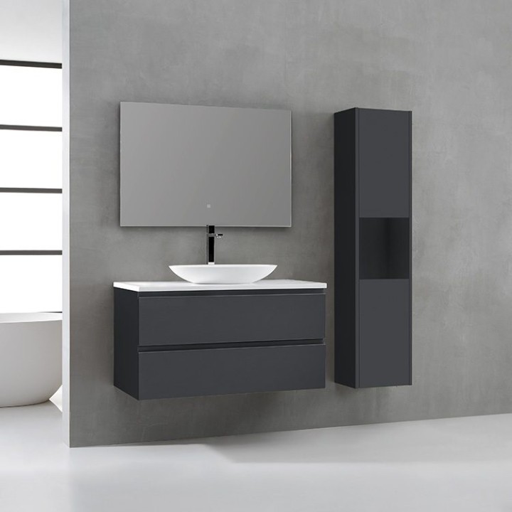 Koupelnový nábytek – set StoneArt Monte Carlo MC-1000pro-3 tmavě šedý 100×52