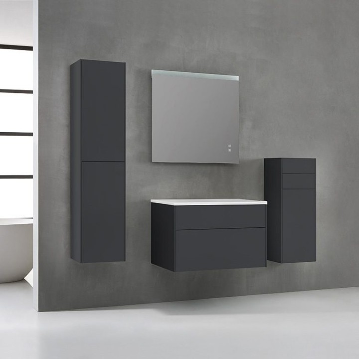 Koupelnová skříňka StoneArt Venice VE-0800pro tmavě šedá 80×52