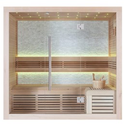 Finská sauna EAGO AWT E1106A hemlock 200×120 bez kamen