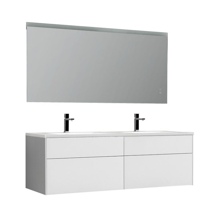 Koupelnový nábytek – set StoneArt Venice VE-1600-II bílý 160×52