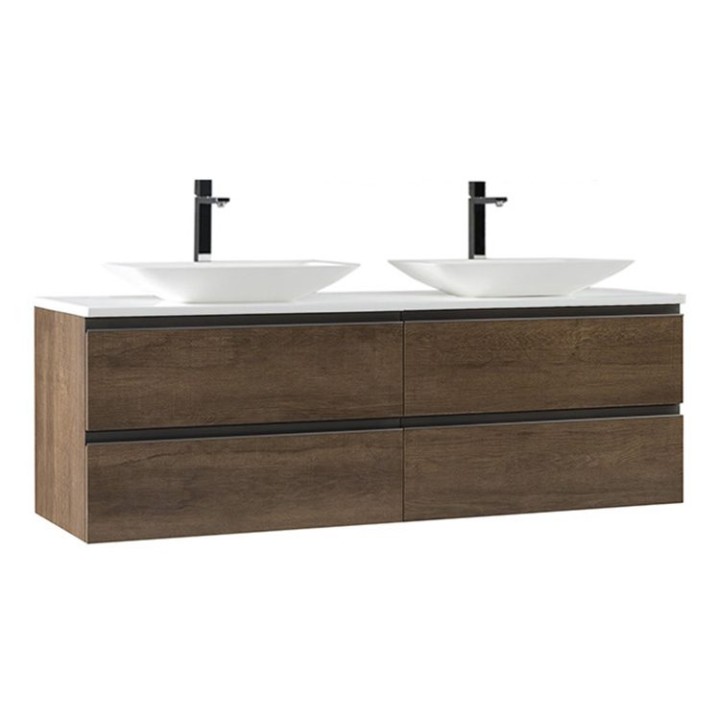 Koupelnová skříňka StoneArt Monte Carlo MC-1600pro-1 dubová tmavá 160×52