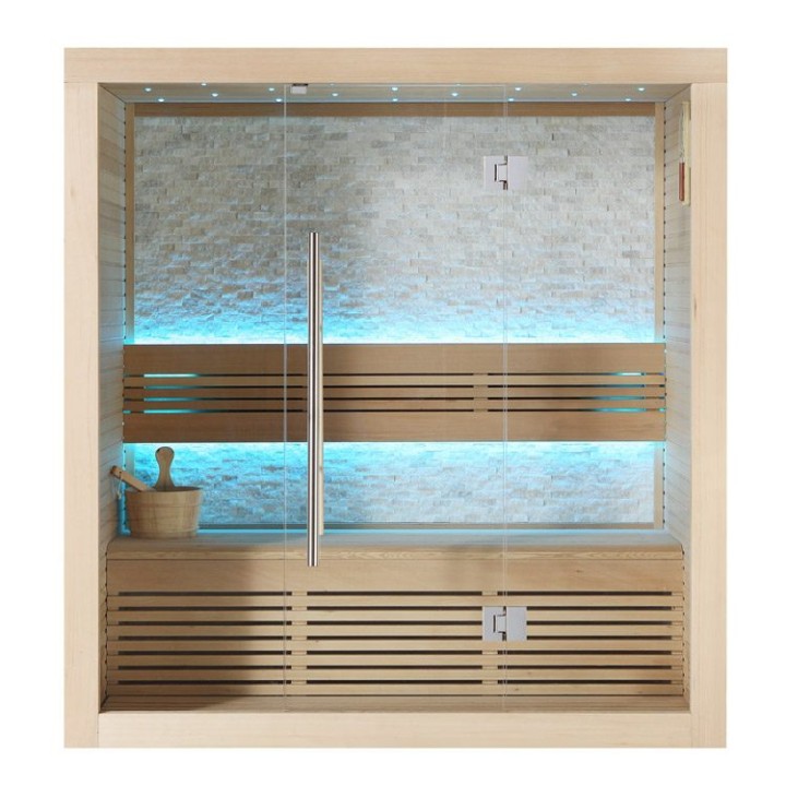 Finská sauna EAGO AWT E1103A hemlock 180×105 bez kamen