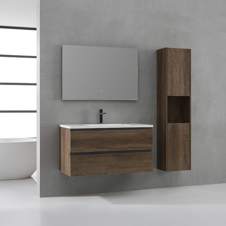 Koupelnový nábytek – set StoneArt Monte Carlo MC-1000 dubový tmavý 100×52