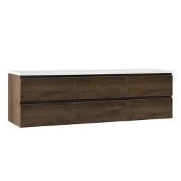 Koupelnová skříňka StoneArt Monte Carlo MC-1800pro dubová tmavá 180×52