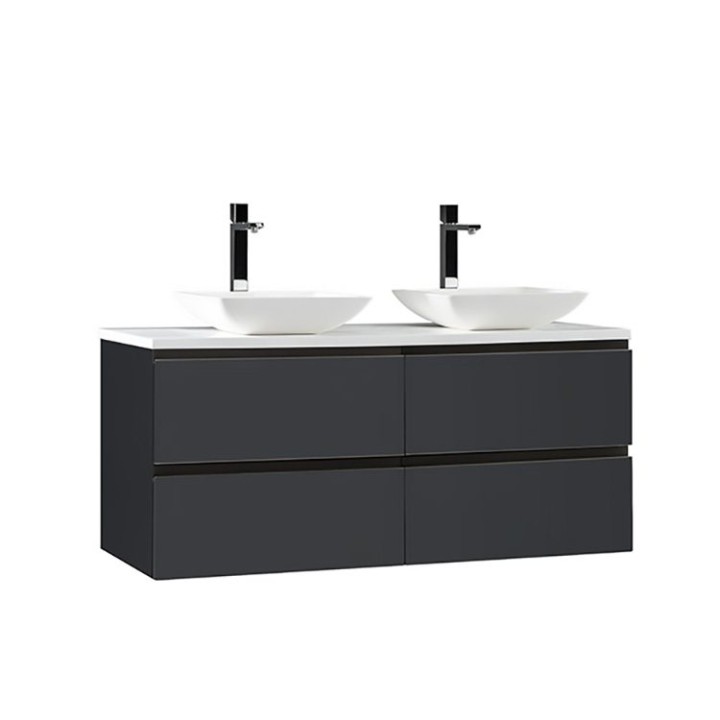 Koupelnová skříňka StoneArt Monte Carlo MC-1200pro-2 tmavě šedá 120×52