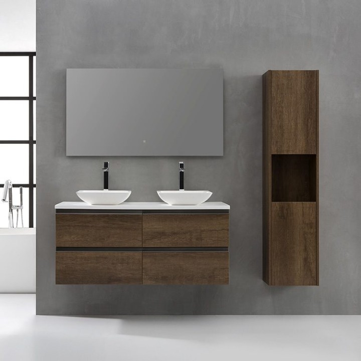 Koupelnová skříňka StoneArt Monte Carlo MC-1200pro-2 tmavě šedá 120×52