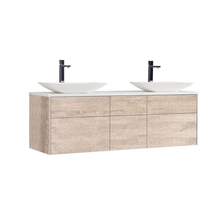 Koupelnová skříňka StoneArt Venice VE-1610pro-1 dubová světlá 160×52