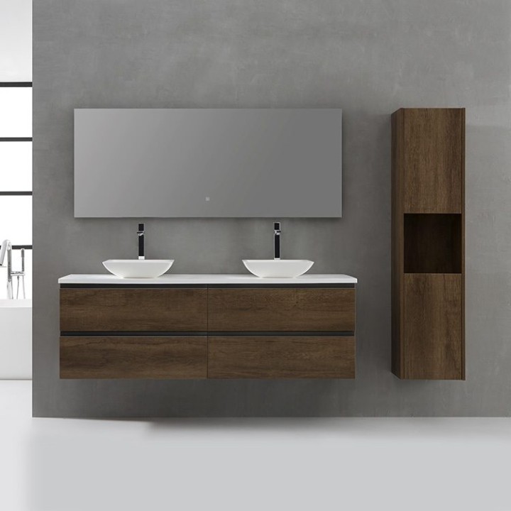Koupelnová skříňka StoneArt Monte Carlo MC-1600pro-2 tmavě šedá 160×52