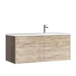 Koupelnová skříňka StoneArt Venice VE-1210-I dubová světlá 120×52 pravé provedení