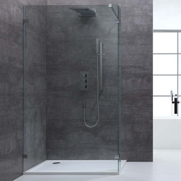Walk-in sprchová zástěna EAGO AWT LY1001 100×210
