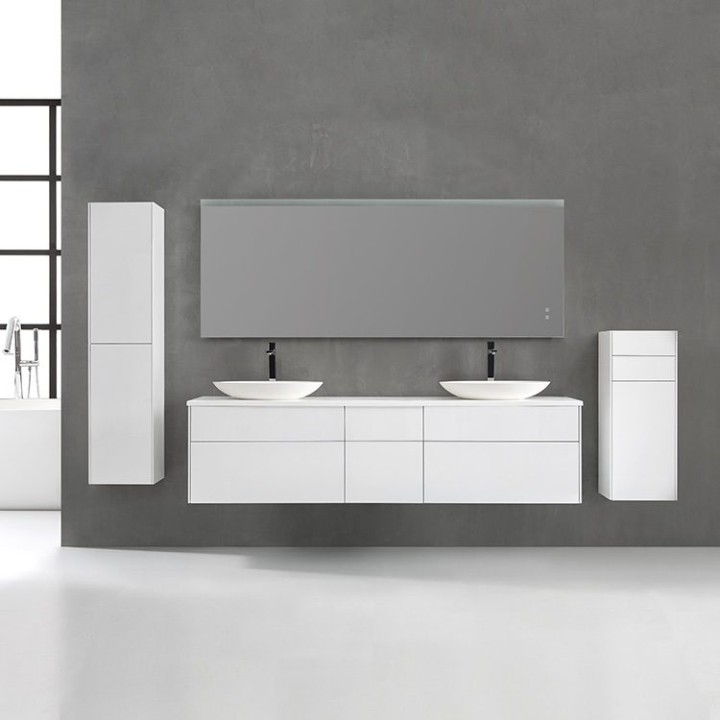 Koupelnový nábytek – set StoneArt Venice VE-2000pro-3 dubový tmavý 200×52