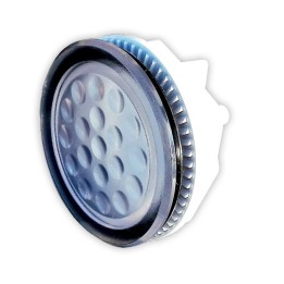 Kryt LED spotu na okraji bazénu SPA EAGO AWT
