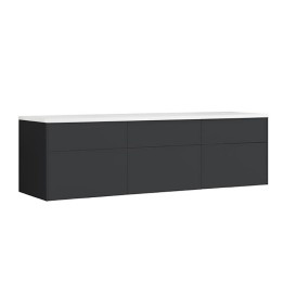 Koupelnová skříňka StoneArt Venice VE-1800pro tmavě šedá 180×52