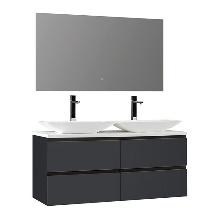 Koupelnový nábytek – set StoneArt Monte Carlo MC-1200pro-1 tmavě šedý 120×52