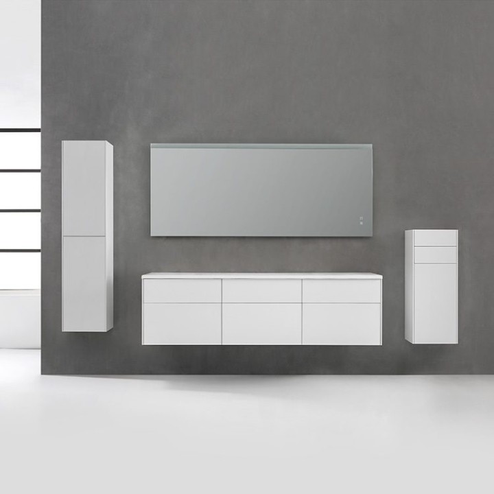 Koupelnový nábytek – set StoneArt Venice VE-1800pro tmavě šedý 180×52