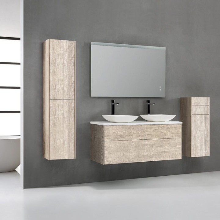Koupelnová skříňka StoneArt Venice VE-1200pro-2 dubová světlá 120×52