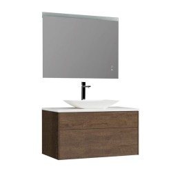 Koupelnový nábytek – set StoneArt Venice VE-1000pro-1 dubový tmavý 100×52