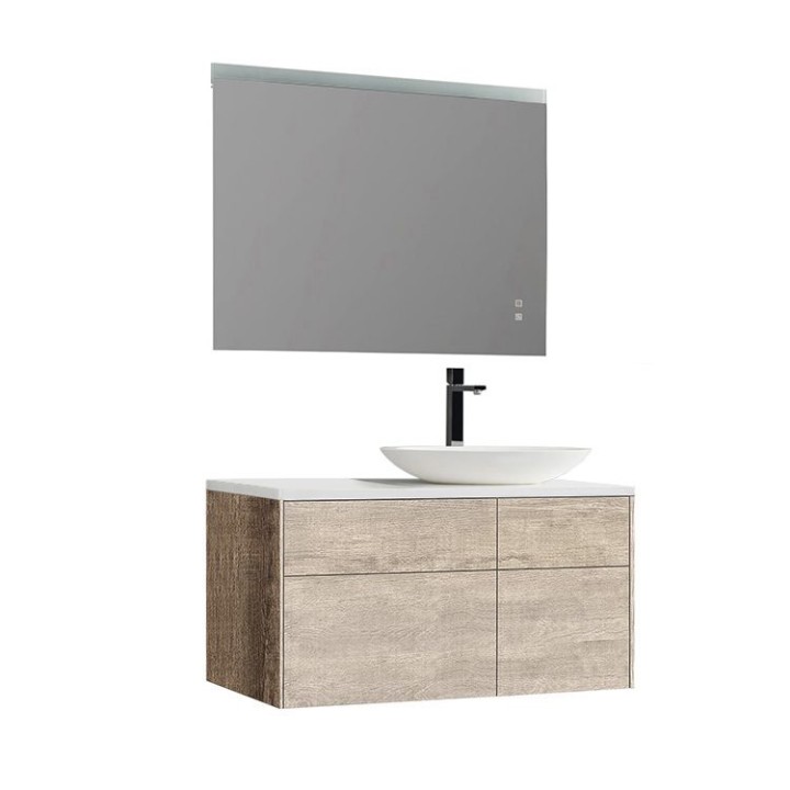Koupelnový nábytek – set StoneArt Venice VE-1010pro-3 dubový světlý 100×52 pravé provedení