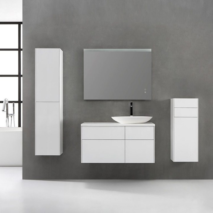 Koupelnová skříňka StoneArt Venice VE-1010pro-3 dubová světlá 100×52 pravé provedení
