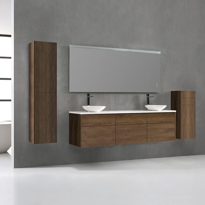 Koupelnový nábytek – set StoneArt Venice VE-1800pro-4 dubový tmavý 180×52