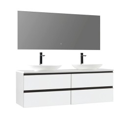 Koupelnový nábytek – set StoneArt Monte Carlo MC-1600pro-3 bílý 160×52