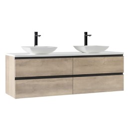 Koupelnová skříňka StoneArt Monte Carlo MC-1600pro-2 dubová světlá 160×52