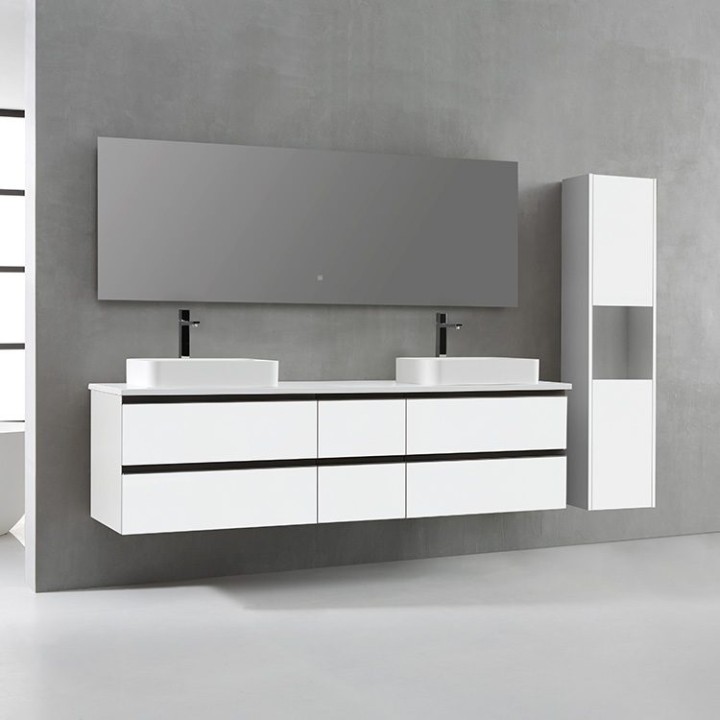 Koupelnový nábytek – set StoneArt Monte Carlo MC-2000pro-5 bílý 200×52