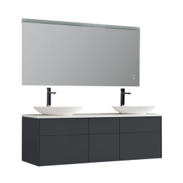 Koupelnový nábytek – set StoneArt Venice VE-1610pro-3 tmavě šedý 160×52