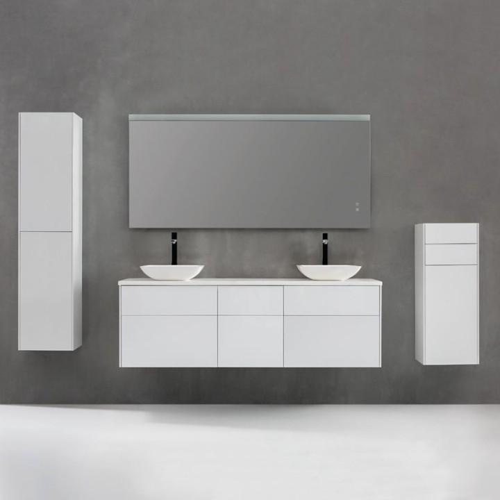 Koupelnový nábytek – set StoneArt Venice VE-1610pro-2 tmavě šedý 160×52