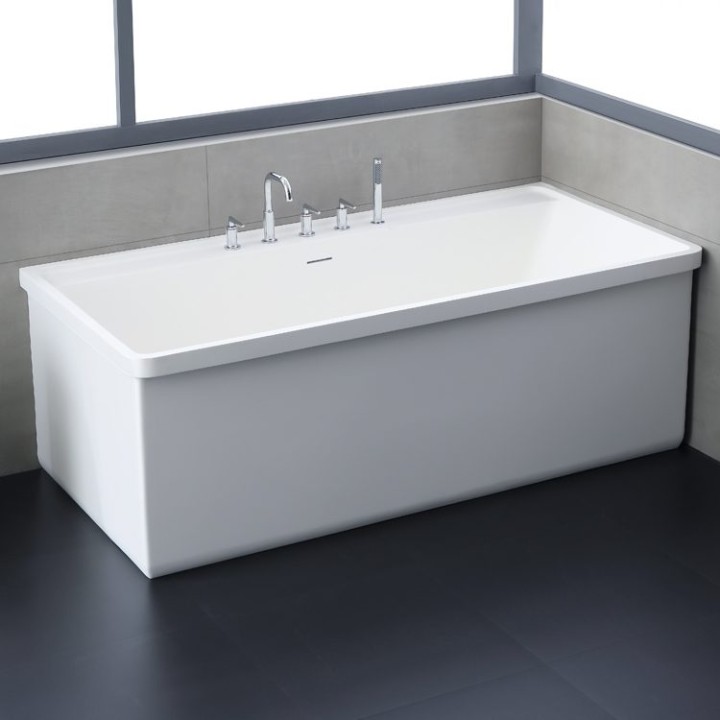 Volně stojící vana StoneArt BS-537 bílá 180×88 lesklá