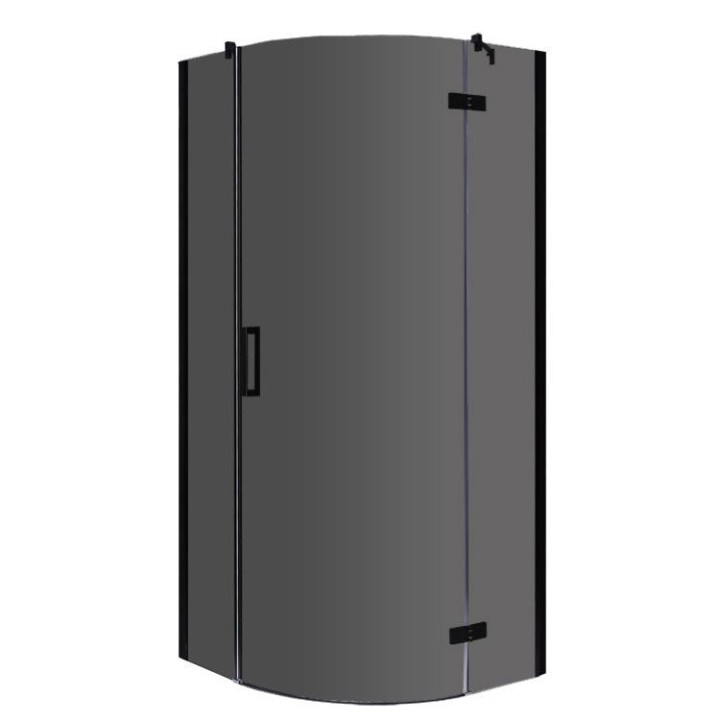 Sprchový kout EAGO AWT LBR1006-B černý 100×100 pravé provedení