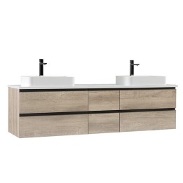 Koupelnová skříňka StoneArt Monte Carlo MC-2000pro-5 dubová světlá 200×52