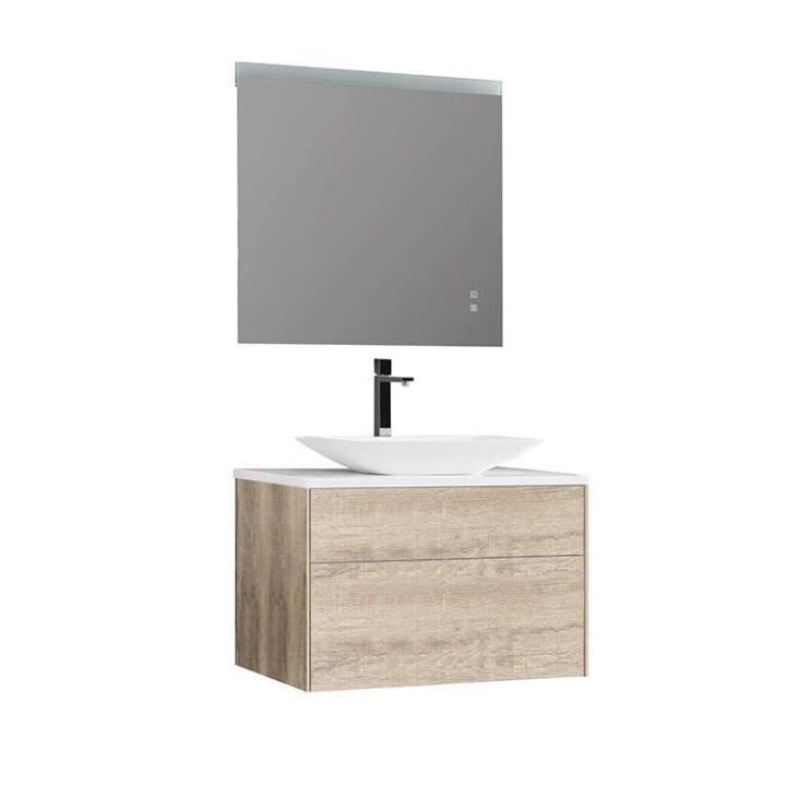 Koupelnový nábytek – set StoneArt Venice VE-0800pro-2 dubový světlý 80×52